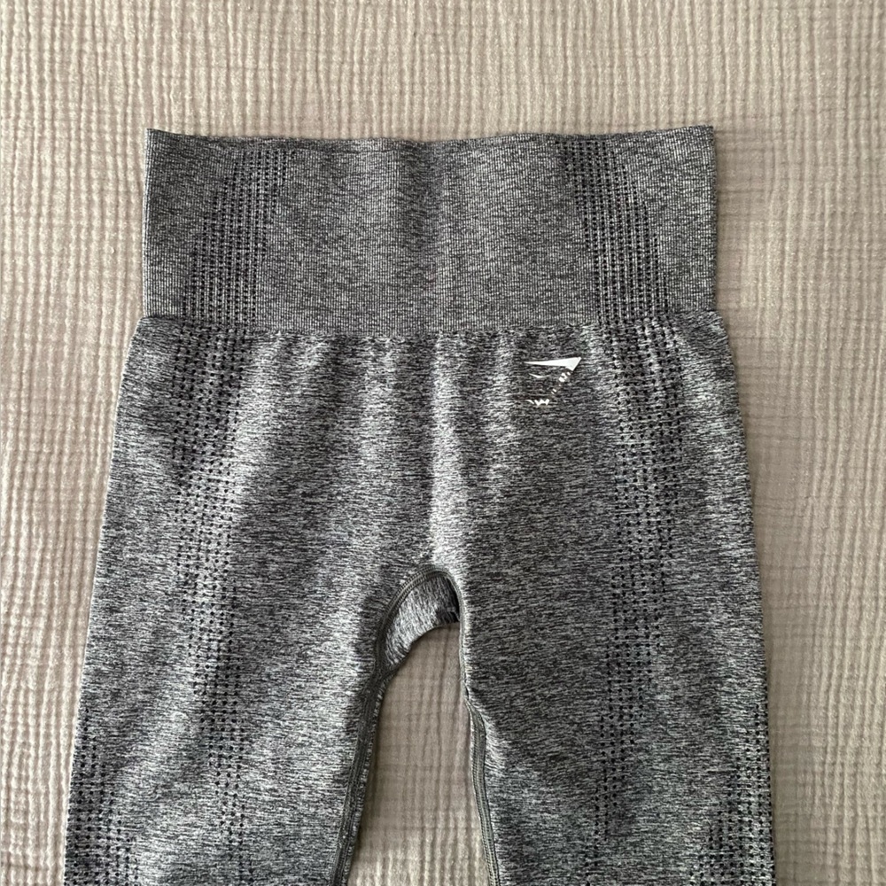 Gymshark Charcoal Textured Leggings